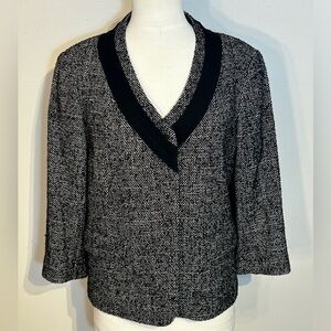 Talbot's Tweed Blazer - Vintage Circa 1990's Size 8